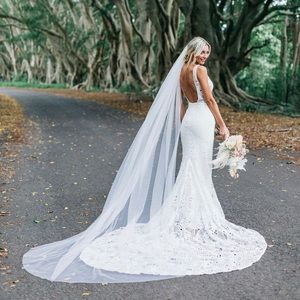 Cathedral length veil